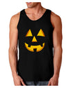 Happy Cute Jack O' Lantern Pumpkin Face Dark Loose Tank Top-Mens Loose Tank Top-TooLoud-Black-Small-Davson Sales