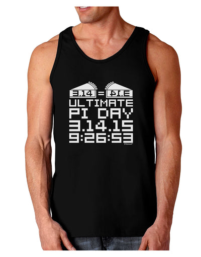 Ultimate Pi Day Design - Mirrored Pies Dark Loose Tank Top by TooLoud-Mens Loose Tank Top-TooLoud-Black-Small-Davson Sales