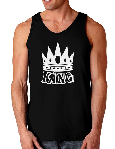 King Dark Loose Tank Top-Mens Loose Tank Top-TooLoud-Black-Small-Davson Sales