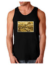 Watercolor Mountains Colorado Dark Loose Tank Top-Mens Loose Tank Top-TooLoud-Black-Small-Davson Sales