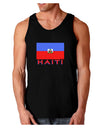 Haiti Flag Dark Dark Loose Tank Top-Mens Loose Tank Top-TooLoud-Black-Small-Davson Sales
