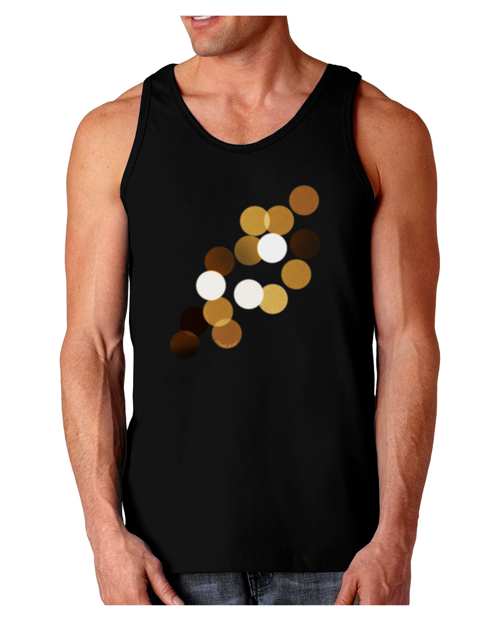 Inverted Bokeh Dark Loose Tank Top by-Mens Loose Tank Top-TooLoud-Black-Small-Davson Sales