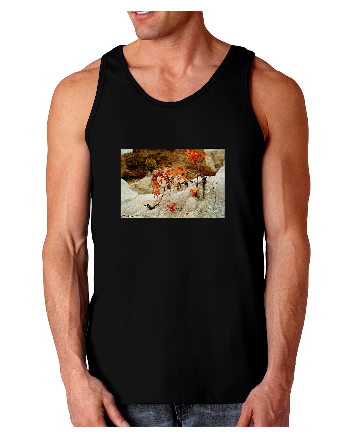 CO Painted Mines Dark Loose Tank Top-Mens Loose Tank Top-TooLoud-Black-Small-Davson Sales