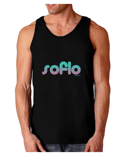 SoFlo - South Beach Style Design Dark Loose Tank Top by TooLoud-Mens Loose Tank Top-TooLoud-Black-Small-Davson Sales