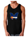 Grunge Colorado Butterfly Flag Loose Tank Top-Mens-LooseTanktops-TooLoud-Black-Small-Davson Sales