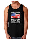 Back to Back World War Champs Dark Loose Tank Top-Mens Loose Tank Top-TooLoud-Black-Small-Davson Sales