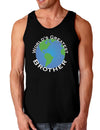 World's Greatest Brother Dark Loose Tank Top-Mens Loose Tank Top-TooLoud-Black-Small-Davson Sales