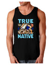 True Native American Dark Loose Tank Top-Mens Loose Tank Top-TooLoud-Black-Small-Davson Sales