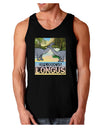 Diplodocus Longus - With Name Dark Loose Tank Top-Mens Loose Tank Top-TooLoud-Black-Small-Davson Sales