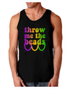 Throw Me The Beads - Mardi Gras Dark Loose Tank Top by TooLoud-Mens Loose Tank Top-TooLoud-Black-Small-Davson Sales