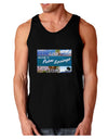 TooLoud Welcome to Palm Springs Collage Dark Loose Tank Top-Mens Loose Tank Top-TooLoud-Black-Small-Davson Sales