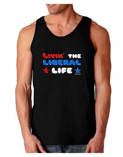 The Liberal Life Dark Loose Tank Top-Mens Loose Tank Top-TooLoud-Black-Small-Davson Sales