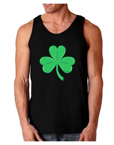 Shamrock Vector Design Dark Loose Tank Top by TooLoud-Mens Loose Tank Top-TooLoud-Black-Small-Davson Sales