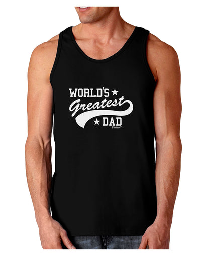 World's Greatest Dad - Sport Style Dark Loose Tank Top by TooLoud-Mens Loose Tank Top-TooLoud-Black-Small-Davson Sales