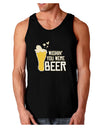 Wishin you were Beer Dark Dark Loose Tank Top-Mens Loose Tank Top-TooLoud-Black-Small-Davson Sales