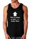 This is What a Cool Dad Looks Like Dark Loose Tank Top-Mens Loose Tank Top-TooLoud-Black-Small-Davson Sales