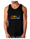 Autism Awareness Month - Colorful Puzzle Pieces Dark Loose Tank Top by TooLoud-Mens Loose Tank Top-TooLoud-Black-Small-Davson Sales