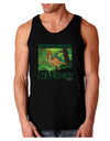 Parasaurolophus Walkeri - With Name Dark Loose Tank Top-Mens Loose Tank Top-TooLoud-Black-Small-Davson Sales