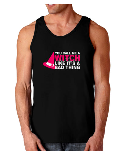 Witch - Bad Thing Hat Dark Loose Tank Top-Mens Loose Tank Top-TooLoud-Black-Small-Davson Sales