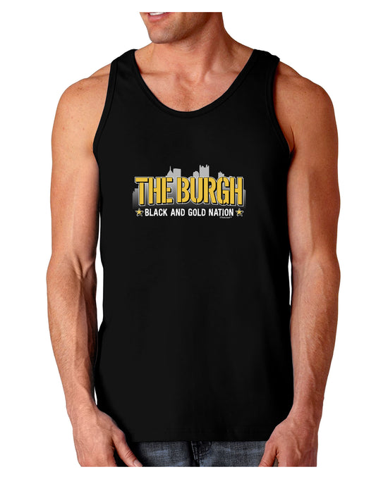 The Burgh Dark Loose Tank Top-Mens Loose Tank Top-TooLoud-Black-Small-Davson Sales