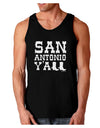 San Antonio Y'all - Boots - Texas Pride Dark Loose Tank Top by TooLoud-Mens Loose Tank Top-TooLoud-Black-Small-Davson Sales