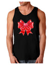 Valentine's Day Heart Bow Dark Loose Tank Top-Mens Loose Tank Top-TooLoud-Black-Small-Davson Sales