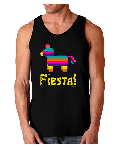 Colorful Pinata Design - Fiesta Dark Loose Tank Top by TooLoud-Mens Loose Tank Top-TooLoud-Black-Small-Davson Sales