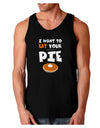 Eat Your Pie Dark Loose Tank Top-Mens Loose Tank Top-TooLoud-Black-Small-Davson Sales