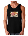 Colorado - Autumn WaterColor Text Dark Loose Tank Top-Mens Loose Tank Top-TooLoud-Black-Small-Davson Sales