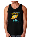 Fish Are Friends Not Food Dark Loose Tank Top-Mens Loose Tank Top-TooLoud-Black-Small-Davson Sales