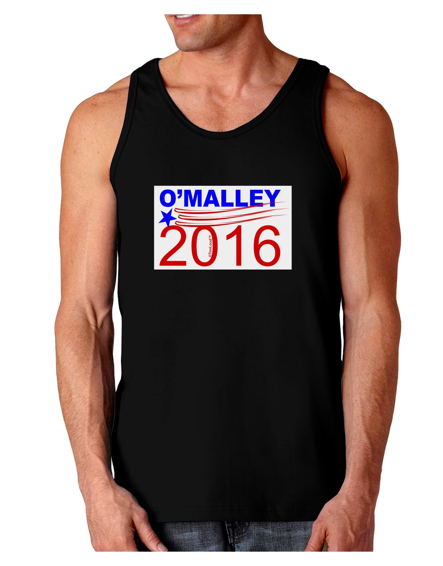 Omalley 2016 Dark Loose Tank Top-Mens Loose Tank Top-TooLoud-Black-Small-Davson Sales