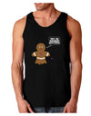 Not My Gumdrop Buttons Gingerbread Man Christmas Dark Loose Tank Top-Mens Loose Tank Top-TooLoud-Black-Small-Davson Sales