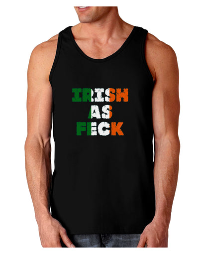 Irish As Feck Funny Dark Loose Tank Top by TooLoud-Mens Loose Tank Top-TooLoud-Black-Small-Davson Sales