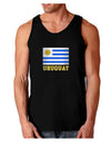 Uruguay Flag Dark Dark Loose Tank Top-Mens Loose Tank Top-TooLoud-Black-Small-Davson Sales