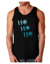 Ho Ho Ho Snowflakes Dark Loose Tank Top-Mens Loose Tank Top-TooLoud-Black-Small-Davson Sales