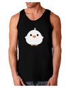Cute Little Chick - White Dark Loose Tank Top  by TooLoud