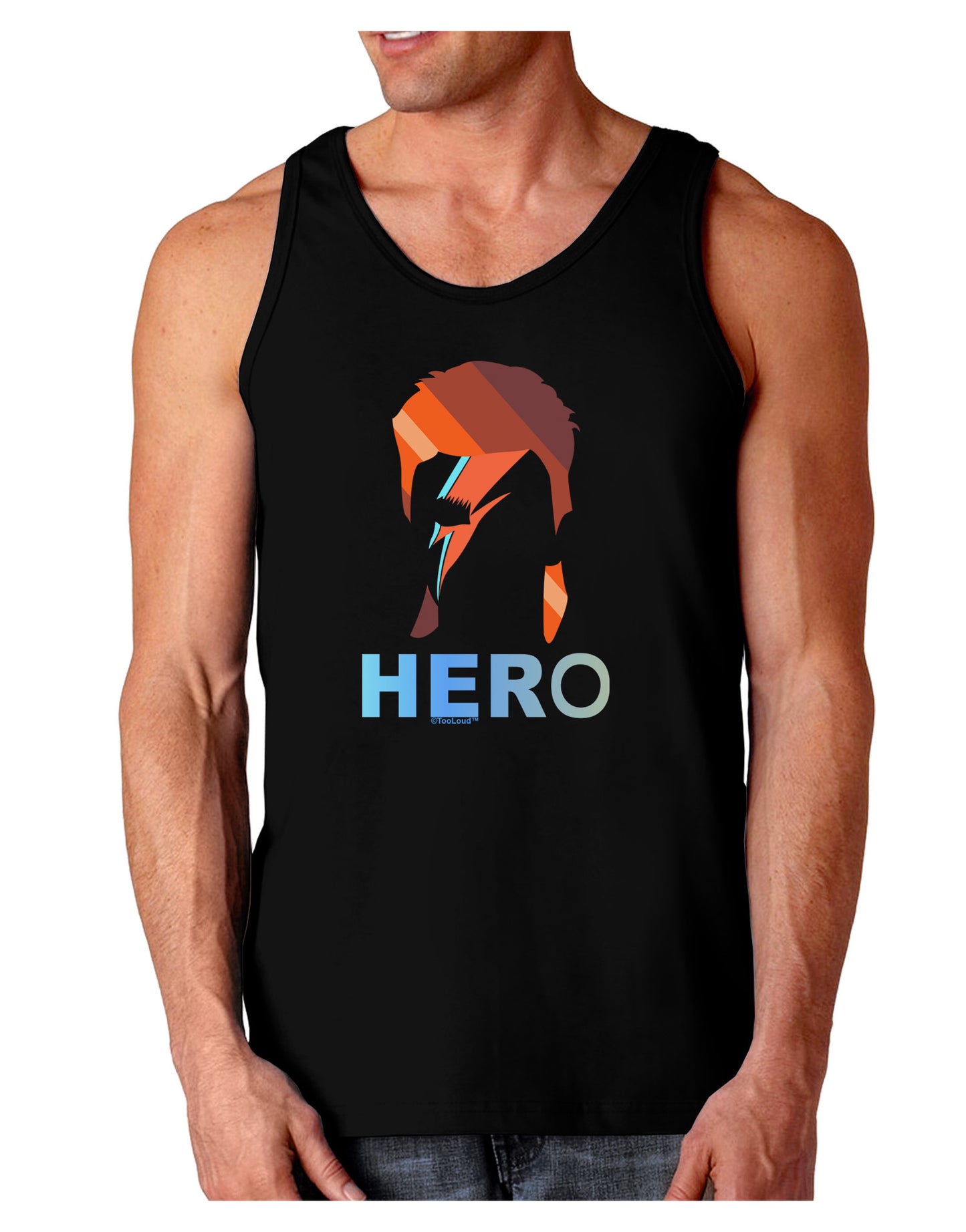 Hero of the Weirdos Dark Loose Tank Top by-Mens Loose Tank Top-TooLoud-Black-Small-Davson Sales