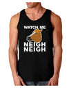 Watch Me Neigh Neigh Dark Loose Tank Top-Mens Loose Tank Top-TooLoud-Black-Small-Davson Sales