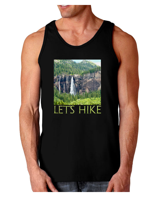 Beautiful Cliffs - Lets Hike Dark Loose Tank Top by-Mens Loose Tank Top-TooLoud-Black-Small-Davson Sales