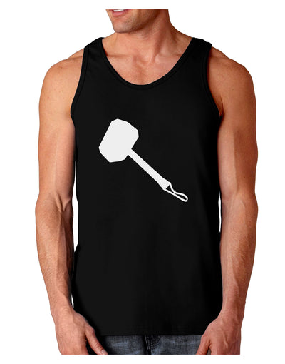 Thors Hammer Nordic Runes Lucky Odin Mjolnir Valhalla Dark Loose Tank Top by TooLoud-Mens Loose Tank Top-TooLoud-Black-Small-Davson Sales