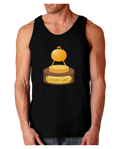 Golden Grill Trophy Dark Loose Tank Top by TooLoud-Mens Loose Tank Top-TooLoud-Black-Small-Davson Sales