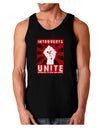 Introverts Unite Funny Dark Loose Tank Top by TooLoud-Mens Loose Tank Top-TooLoud-Black-Small-Davson Sales