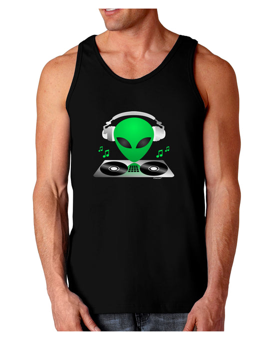 Alien DJ Dark Loose Tank Top-Mens Loose Tank Top-TooLoud-Black-Small-Davson Sales