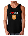 I Heart My - Cute Pomeranian Dog Dark Loose Tank Top by TooLoud-Mens Loose Tank Top-TooLoud-Black-Small-Davson Sales