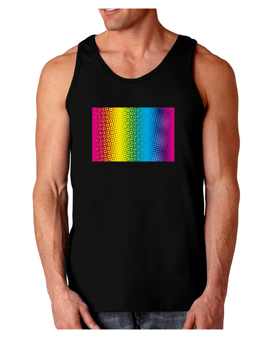 CMY Graphic Rainbow Dark Loose Tank Top-Mens Loose Tank Top-TooLoud-Black-Small-Davson Sales