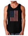 Red and Blue Stamp Style American Flag - Distressed Dark Loose Tank Top by TooLoud-Mens Loose Tank Top-TooLoud-Black-Small-Davson Sales