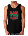 Bah Humbug Merry Christmas Dark Loose Tank Top-Mens Loose Tank Top-TooLoud-Black-Small-Davson Sales