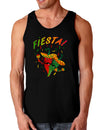 Chili Love Fiesta Dark Loose Tank Top-Mens Loose Tank Top-TooLoud-Black-Small-Davson Sales