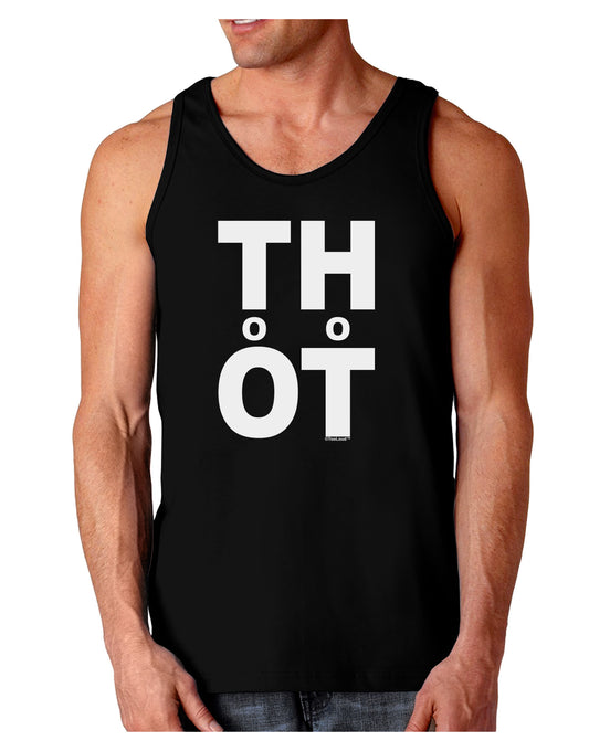 THOT Too Hot Dark Loose Tank Top-Mens Loose Tank Top-TooLoud-Black-Small-Davson Sales