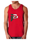 Hecho en Mexico Eagle Symbol - Mexican Flag Dark Loose Tank Top by TooLoud-Mens Loose Tank Top-TooLoud-Red-Small-Davson Sales